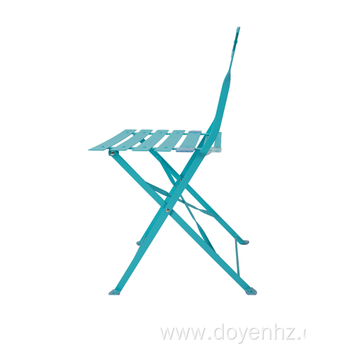 Outdoor Metal Folding Slat Chair(5 Seat& 2 Back)